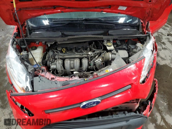 2016 Ford Transit Connect XLT with VIN NM0GE9F7XG1238027, listed as a Copart auction lot 58196335 with 137,144 mi miles and Salvage title. Bid and sale history available at DreamBid. Image 12.