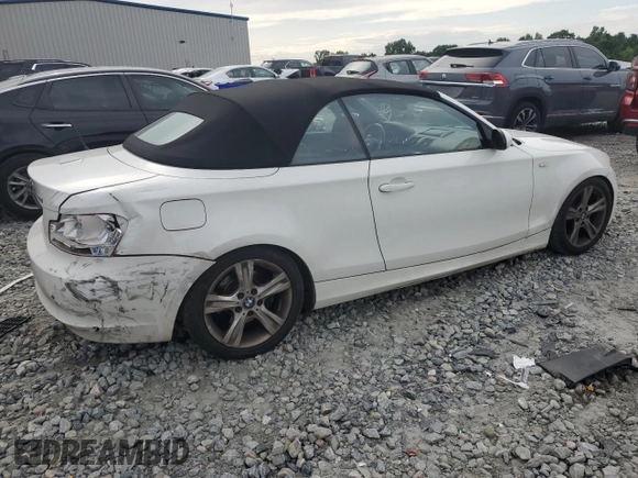 2008 BMW 1 Series 128i with VIN WBAUL73568VE88071, listed as a Copart auction lot 61715805 with 178,688 mi miles and Salvage title. Bid and sale history available at DreamBid. Image 3.