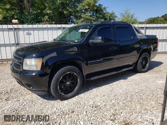 2007 Chevrolet Avalanche LT w/3LT with VIN 3GNFK12307G166470, listed as a Copart auction lot 70095914 with 216,974 mi miles and Salvage Title. Bid and sale history available at carsss.com. Image 1.