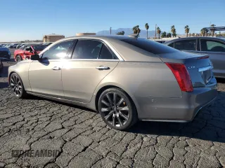 2017 Cadillac CTS Luxury RWD with VIN 1G6AR5SS8H0163564, listed as a Copart auction lot 41536995 with 90,666 mi miles and Salvage Title. Bid and sale history available at DreamBid. Image 2.