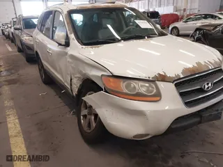 2008 Hyundai Santa Fe SE with VIN 5NMSH13E58H221913, listed as a IAAI auction lot 41795446 with 131,072 mi miles. Bid and sale history available at carsss.com. Image 6.