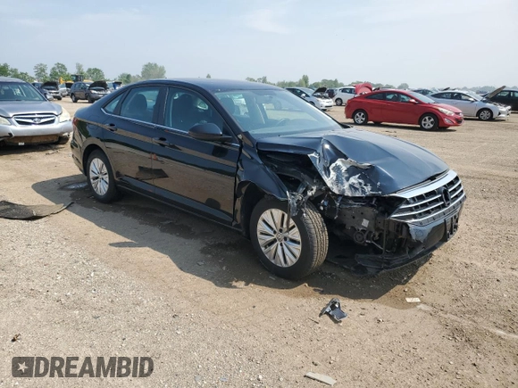 2020 Volkswagen Jetta S with VIN 3VWC57BU0LM082138, listed as a Copart auction lot 59706275 with 43,939 mi miles and Salvage title. Bid and sale history available at DreamBid. Image 4.