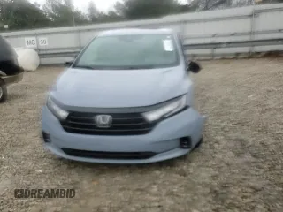 2023 Honda Odyssey Sport with VIN 5FNRL6H77PB011365, listed as a Copart auction lot 44546225 with 48,458 mi miles and Salvage Title. Bid and sale history available at carsss.com. Image 12.