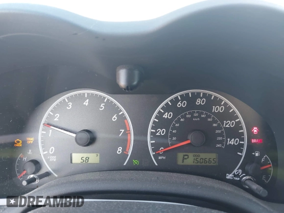 2011 Toyota Corolla L with VIN 2T1BU4EE6BC655619, listed as a IAAI auction lot 42141351 with 150,665 mi miles and . Bid and sale history available at DreamBid. Image 7.