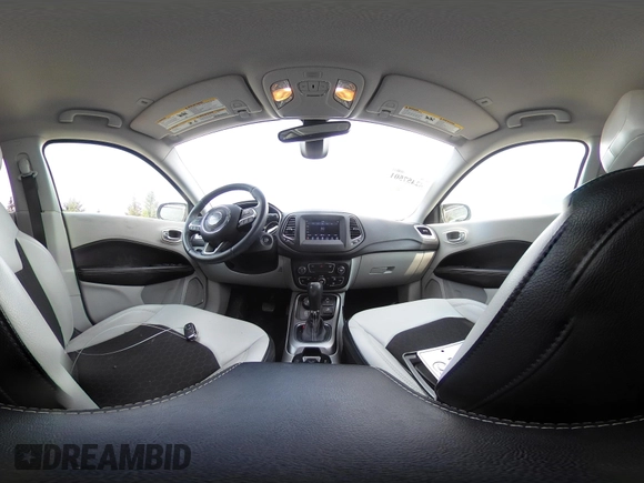 2017 Jeep Compass Latitude with VIN 3C4NJDBBXHT616909, listed as a IAAI auction lot 42457501 with 110,326 mi miles and . Bid and sale history available at DreamBid. Image 19.