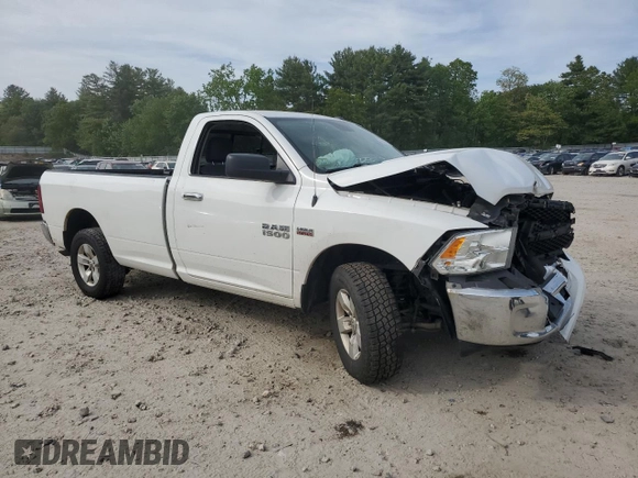 2018 Ram 1500 SLT with VIN 3C6JR7ET1JG176002, listed as a Copart auction lot 58639725 with 64,392 mi miles and Salvage title. Bid and sale history available at DreamBid. Image 4.