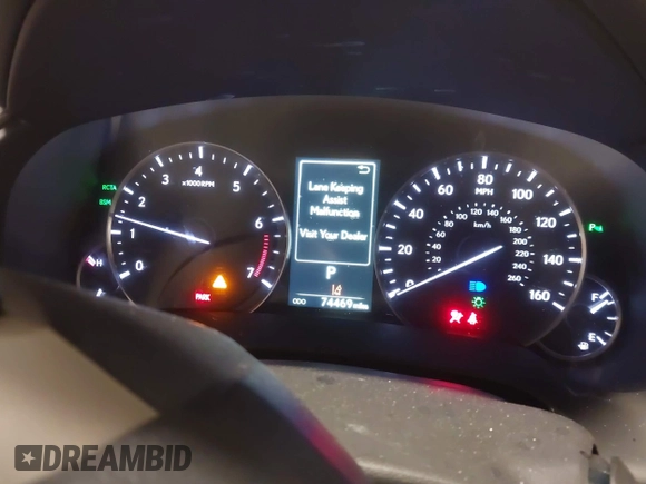 2019 Lexus RX with VIN 2T2BZMCA5KC197990, listed as a IAAI auction lot 41739917 with 74,469 mi miles. Bid and sale history available at carsss.com. Image 7.