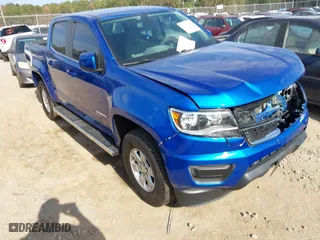 2018 Chevrolet Colorado 2WD Work Truck with VIN 1GCGSBEN6J1199561, listed as a IAAI auction lot 41053017 with 52,178 mi miles. Bid and sale history available at carsss.com. Image 1.