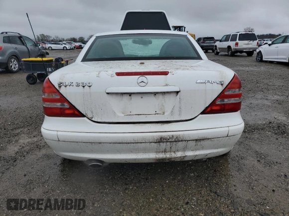 2001 Mercedes-Benz SLK-Class Kompressor with VIN WDBKK49F71F215406, listed as a Copart auction lot 49021325 with 101,479 mi miles and Salvage Title. Bid and sale history available at carsss.com. Image 6.