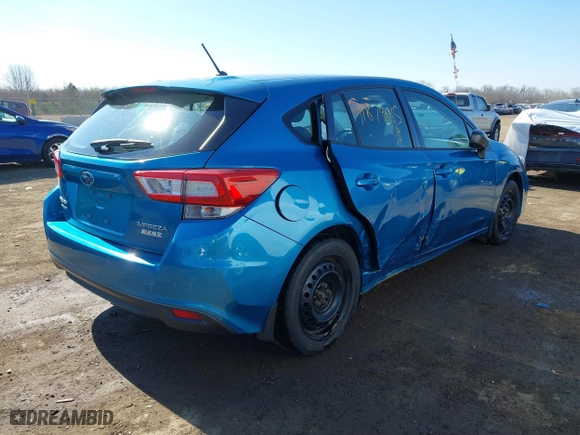 2017 Subaru Impreza with VIN 4S3GTAA66H3709704, listed as a IAAI auction lot 41879065 with 83,814 mi miles. Bid and sale history available at carsss.com. Image 4.
