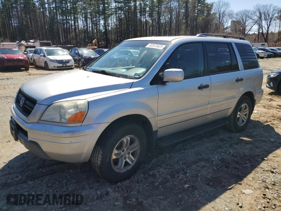 2005 Honda Pilot EX-L z VIN 5FNYF18595B055806, wystawiony jako Copart lot #52372625 z przebiegiem 180 886 mil mil oraz Czysty tytuł • Clean title. Historia ofert i sprzedaży dostępna na DreamBid. Obrazek 1.