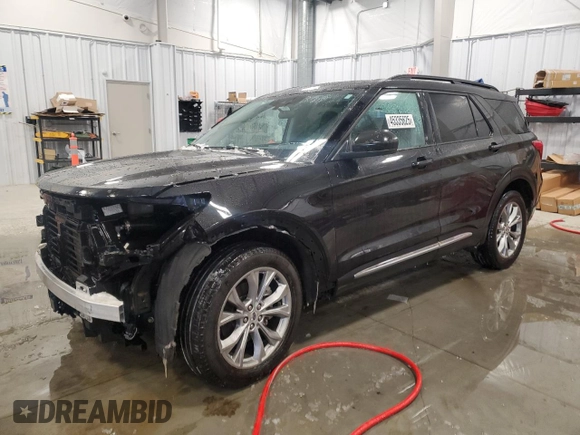 2023 Ford Explorer XLT with VIN 1FMSK8DH5PGC26517, listed as a Copart auction lot 45335625 with 21,164 mi miles and Salvage Title. Bid and sale history available at DreamBid. Image 1.