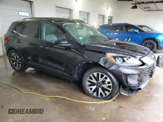 2020 Ford Escape SE Sport Hybrid with VIN 1FMCU9BZ7LUC23937, listed as a Copart auction lot 43950695 with 49,452 mi miles and Salvage Title. Bid and sale history available at DreamBid. Image 4.