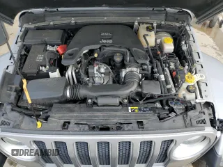 2020 Jeep Wrangler Unlimited Sahara with VIN 1C4HJXEG7LW297722, listed as a Copart auction lot 55295025 with 69,064 mi miles and Salvage title. Bid and sale history available at DreamBid. Image 12.