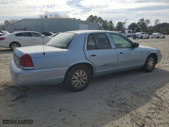 2005 Ford Crown Victoria LX with VIN 2FAFP74W65X168866, listed as a Copart auction lot 47220335 with 163,973 mi miles and Salvage Title. Bid and sale history available at carsss.com. Image 3.