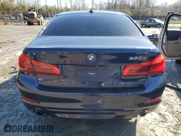 2020 BMW 5 Series 530e with VIN WBAJA9C00LB399824, listed as a Copart auction lot 45011365 with 52,678 mi miles and Salvage Title. Bid and sale history available at DreamBid. Image 6.