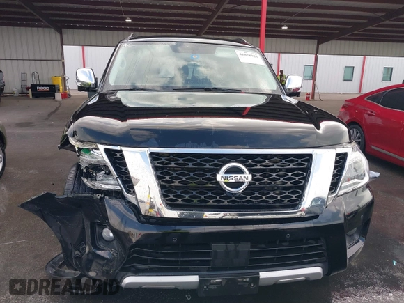 2018 Nissan Armada SL with VIN JN8AY2ND8JX000460, listed as a IAAI auction lot 41878921 with 143,454 mi miles and . Bid and sale history available at DreamBid. Image 12.