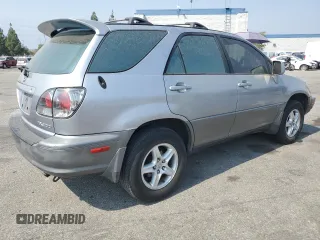 2001 Lexus RX 300 with VIN JTJGF10U110106266, listed as a Copart auction lot 71584334 with 245,561 mi miles and Salvage Title. Bid and sale history available at carsss.com. Image 3.