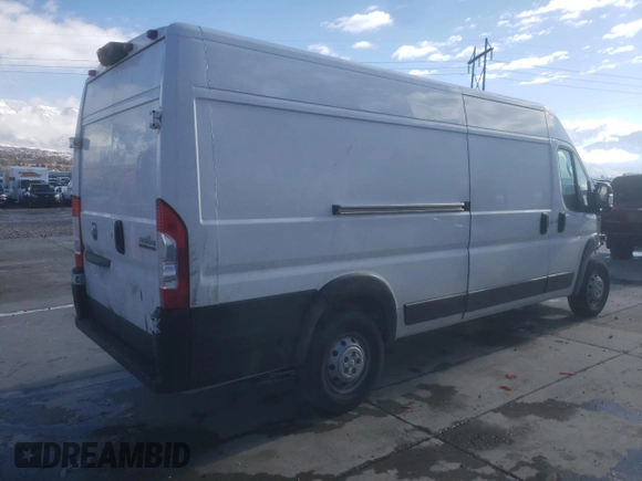 2023 Ram ProMaster Cargo with VIN 3C6MRVJGXPE501020, listed as a Copart auction lot 82050114 with 22,623 mi miles and Salvage Title. Bid and sale history available at DreamBid. Image 3.
