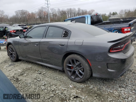 2019 Dodge Charger GT with VIN 2C3CDXHG7KH568289, listed as a Copart auction lot 49077235 with 90,271 mi miles and Salvage Title. Bid and sale history available at DreamBid. Image 2.