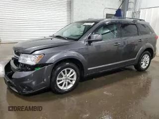 2015 Dodge Journey SXT with VIN 3C4PDDBG6FT600909, listed as a Copart auction lot 46151545 with 121,827 mi miles and Salvage Title. Bid and sale history available at DreamBid. Image 1.