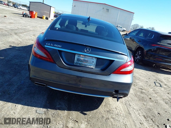 2015 Mercedes-Benz CLS 400 with VIN WDDLJ6HB7FA154135, listed as a IAAI auction lot 41634319 with 158,716 mi miles and . Bid and sale history available at DreamBid. Image 16.