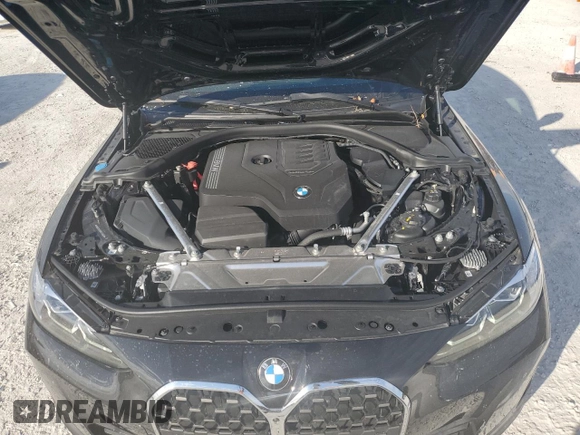 2024 BMW 4 Series 430i xDrive with VIN WBA73AV00RFT44343, listed as a Copart auction lot 87362534 with 1,346 mi miles and Salvage Title. Bid and sale history available at carsss.com. Image 11.