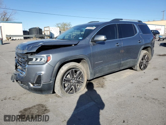2021 GMC Acadia SLT with VIN 1GKKNML4XMZ169965, listed as a Copart auction lot 81343384 with 38,417 mi miles and Salvage Title. Bid and sale history available at DreamBid. Image 1.