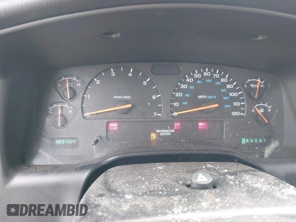 2001 Dodge Dakota Sport with VIN 1B7GL22N61S345811, listed as a IAAI auction lot 41676836 with 189,484 mi miles. Bid and sale history available at carsss.com. Image 7.