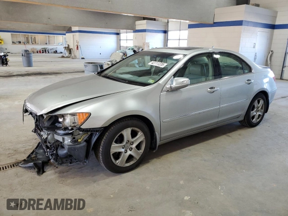 2008 Acura RL with VIN JH4KB16528C001848, listed as a Copart auction lot 42711235 with 156,055 mi miles and Salvage Title. Bid and sale history available at DreamBid. Image 1.
