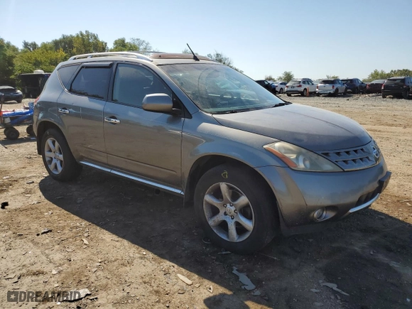 2006 Nissan Murano SE with VIN JN8AZ08W86W550737, listed as a Copart auction lot 70489604 with 198,925 mi miles and Salvage Title. Bid and sale history available at carsss.com. Image 4.