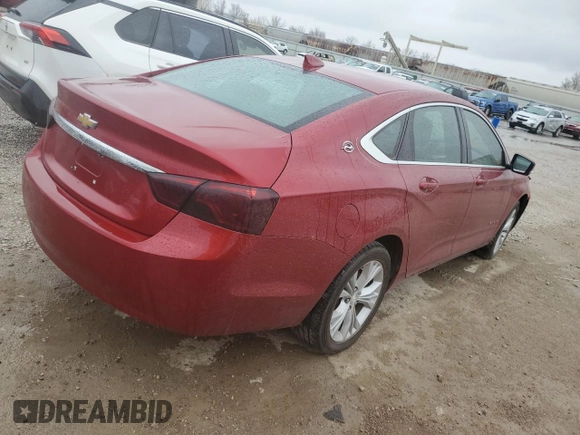 2015 Chevrolet Impala LT with VIN 2G1115SLXF9243487, listed as a Copart auction lot 49221245 with 192,235 mi miles and Salvage Title. Bid and sale history available at DreamBid. Image 3.