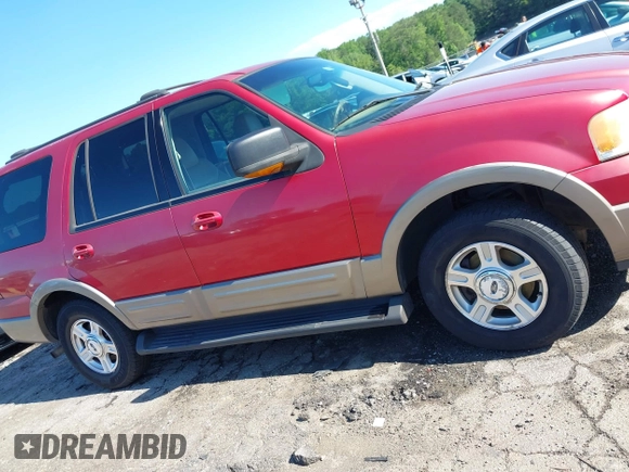 2003 Ford Expedition Eddie Bauer with VIN 1FMFU18L13LA10750, listed as a IAAI auction lot 42246143 with 281,881 mi miles and . Bid and sale history available at DreamBid. Image 13.
