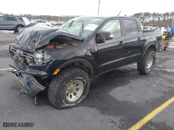 2019 Ford Ranger XL with VIN 1FTER4FH1KLA58099, listed as a IAAI auction lot 40887950 with 29,804 mi miles. Bid and sale history available at carsss.com. Image 2.