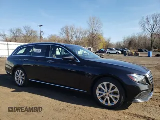 2017 Mercedes-Benz E with VIN WDDZH6GB2HA193337, listed as a Copart auction lot 52998045 with 100,309 mi miles and Salvage Title. Bid and sale history available at carsss.com. Image 4.