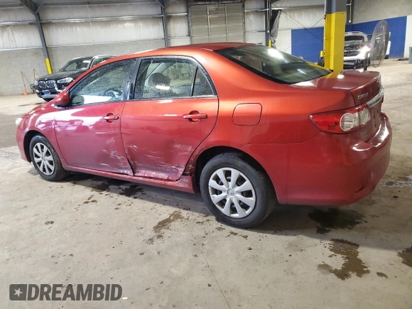 2011 Toyota Corolla L with VIN JTDBU4EE3B9125842, listed as a Copart auction lot 52858335 with 134,422 mi miles and Salvage Title. Bid and sale history available at carsss.com. Image 2.