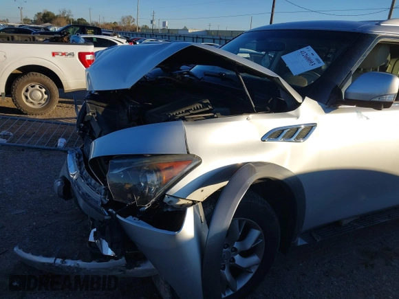 2013 Infiniti QX56 with VIN JN8AZ2NE8D9061533, listed as a IAAI auction lot 41260093 with 135,003 mi miles and . Bid and sale history available at DreamBid. Image 6.