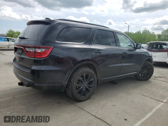 2020 Dodge Durango GT Plus with VIN 1C4RDJDG4LC146901, listed as a Copart auction lot 54250215 with 54,510 mi miles and Salvage title. Bid and sale history available at DreamBid. Image 3.