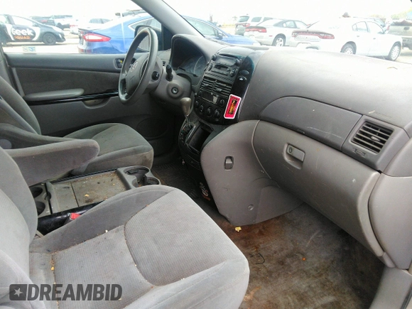 2005 Toyota Sienna CE with VIN 5TDZA23C45S336342, listed as a IAAI auction lot 41993668 with 1 mi miles. Bid and sale history available at carsss.com. Image 5.