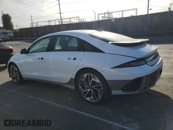 2024 Hyundai Ioniq 6 SEL z VIN KMHM34AA0RA079339, wystawiony jako Copart lot #47627595 z przebiegiem 7 529 mil mil oraz Szkoda całkowita • Salvage title. Historia ofert i sprzedaży dostępna na DreamBid. Obrazek 2.