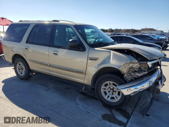 2000 Ford Expedition XLT with VIN 1FMRU15L2YLC48969, listed as a Copart auction lot 78900764 with 213,347 mi miles and Salvage Title. Bid and sale history available at carsss.com. Image 4.