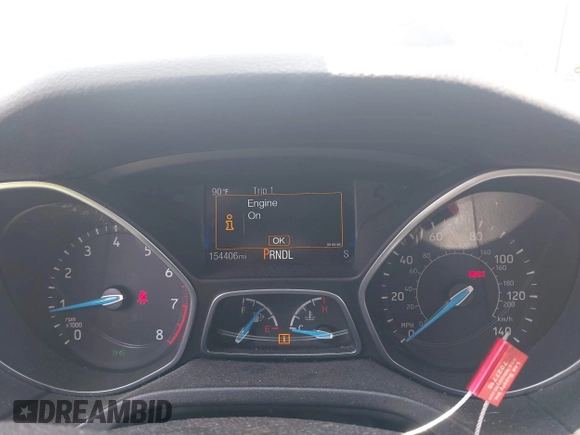 2017 Ford Focus SE with VIN 1FADP3F21HL217838, listed as a IAAI auction lot 42560331 with 154,406 mi miles and . Bid and sale history available at DreamBid. Image 7.
