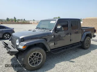 2020 Jeep Gladiator Overland with VIN 1C6HJTFG4LL171074, listed as a Copart auction lot 55677395 with 60,506 mi miles and Salvage title. Bid and sale history available at DreamBid. Image 1.