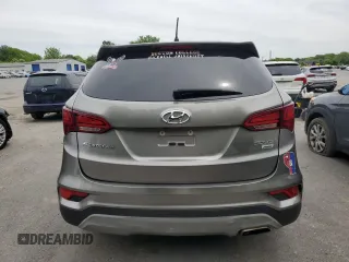 2018 Hyundai Santa Fe 2.4L with VIN 5XYZTDLB9JG563224, listed as a Copart auction lot 58470265 with 133,844 mi miles and Salvage title. Bid and sale history available at DreamBid. Image 6.