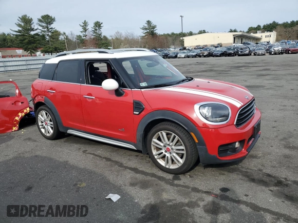 2019 MINI Countryman Cooper with VIN WMZYV5C53K3F57725, listed as a Copart auction lot 50936505 with 55,051 mi miles and Salvage title. Bid and sale history available at DreamBid. Image 4.
