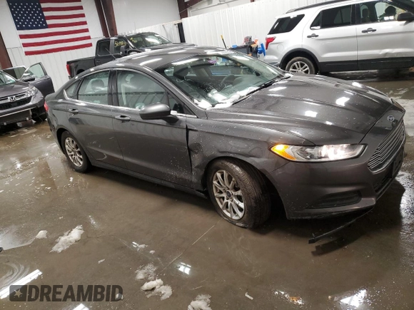 2015 Ford Fusion S with VIN 3FA6P0G77FR250441, listed as a Copart auction lot 50839585 with 117,110 mi miles and Salvage Title. Bid and sale history available at DreamBid. Image 4.
