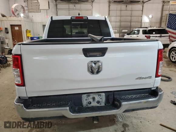 2022 Ram 1500 Tradesman with VIN 1C6SRFGT3NN365775, listed as a Copart auction lot 68346614 with 87,999 mi miles and Salvage title. Bid and sale history available at DreamBid. Image 6.