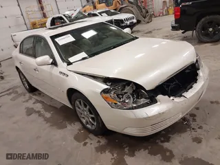 2008 Buick Lucerne CXL with VIN 1G4HD57218U111250, listed as a IAAI auction lot 41908550 with 77,124 mi miles. Bid and sale history available at carsss.com. Image 1.