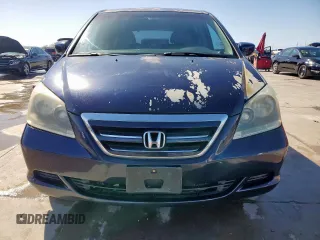 2005 Honda Odyssey EX-L z VIN 5FNRL38655B135878, wystawiony jako Copart lot #47026815 z przebiegiem 165 230 mil mil oraz Czysty tytuł • Clean title. Historia ofert i sprzedaży dostępna na DreamBid. Obrazek 5.