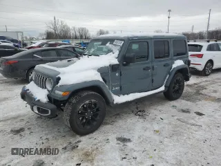 2024 Jeep Wrangler Sahara with VIN 1C4RJXP67RW229289, listed as a Copart auction lot 45551245 with 17,190 mi miles and Clean Title. Bid and sale history available at DreamBid. Image 1.